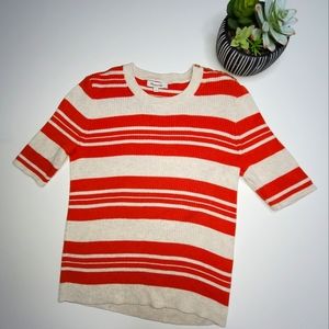 Madewell Ribbed Striped Sweater top Small